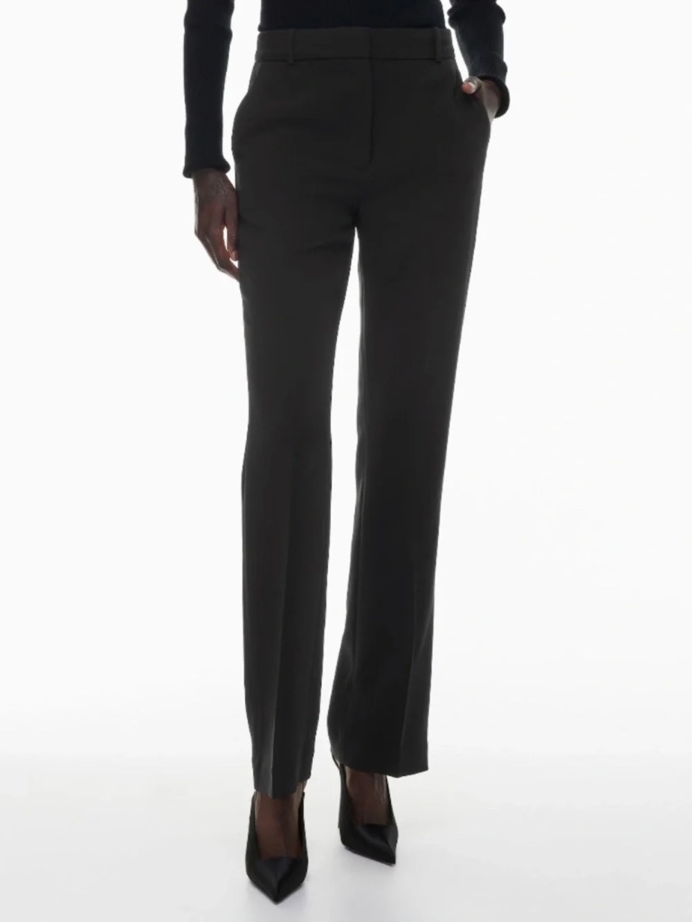 Babaton Publish Pant High Rise Bootcut Leg in Black size 6 - Picture 14 of 14